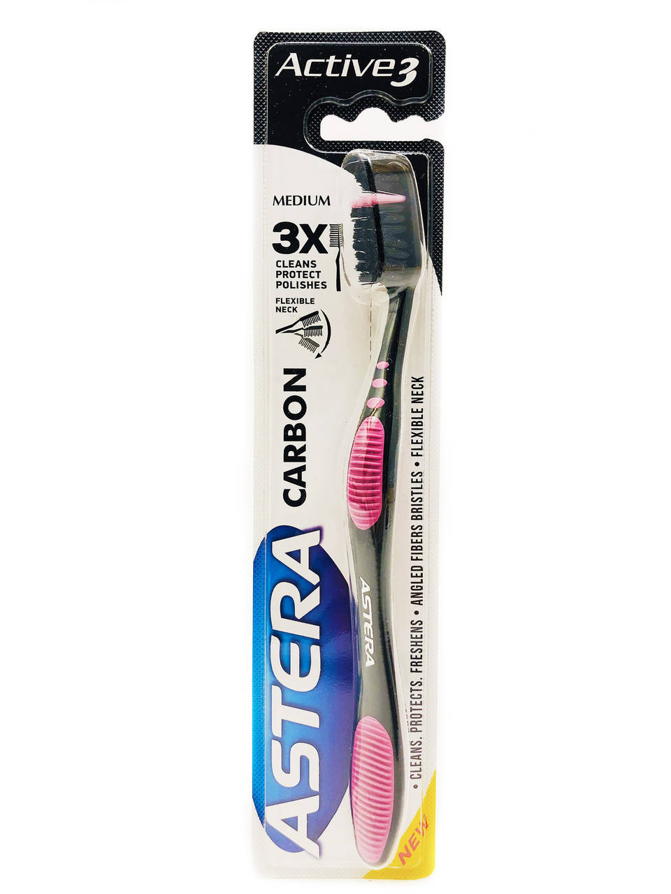 

Зубная щетка Astera Active 3 Carbon 1 шт