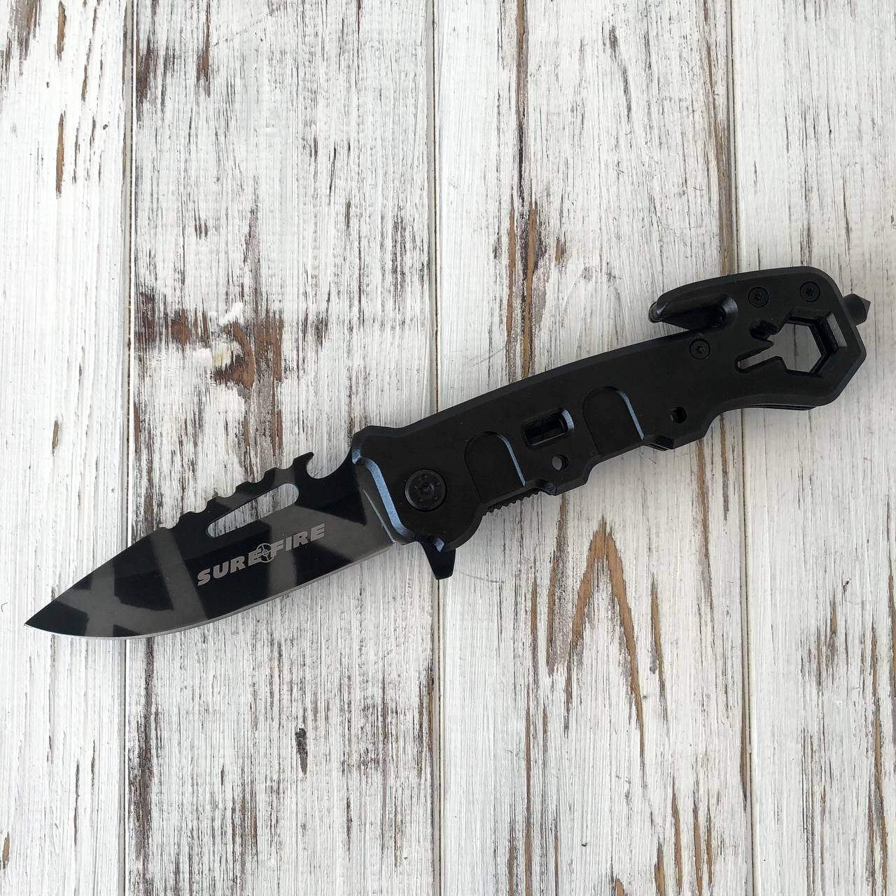 

Складной нож тактический SureFire 22 см, Черный