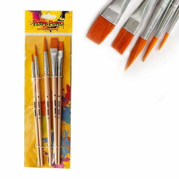 

Набор кисточек Синтетика 5 шт. АВ-5