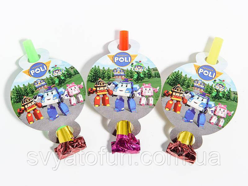

Язычок-гудок Робокар Поли 6 шт/уп