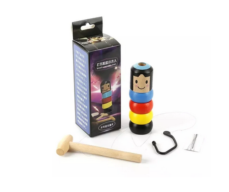 

Волшебная игрушка для фокусов деревянный человечек Дарума Small a wooden man М 028