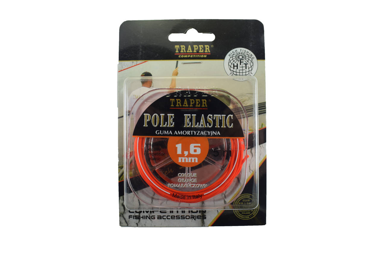 

Штекерная резина Traper Pole Elastic 1.6 мм.(оранжевая), Оранжевый