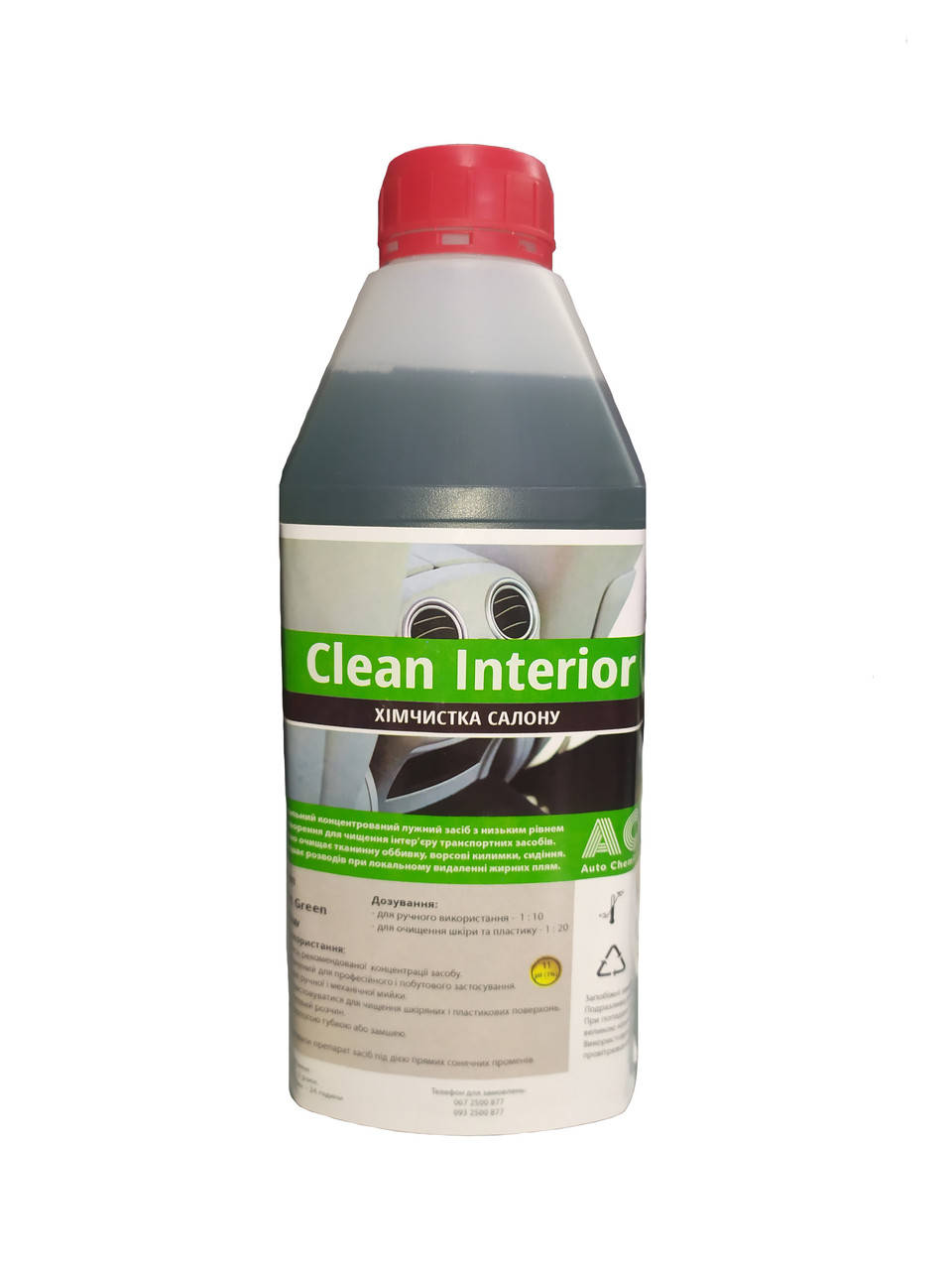 

ACC Clean Interior Очиститель велюра, кожи, пластмасс 1л.