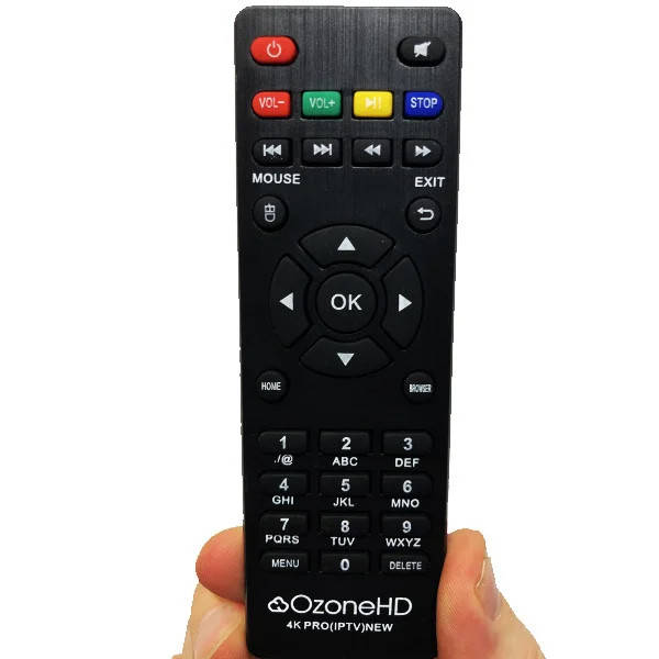 

Пульт для тюнер ozonehd 4k pro, Черный