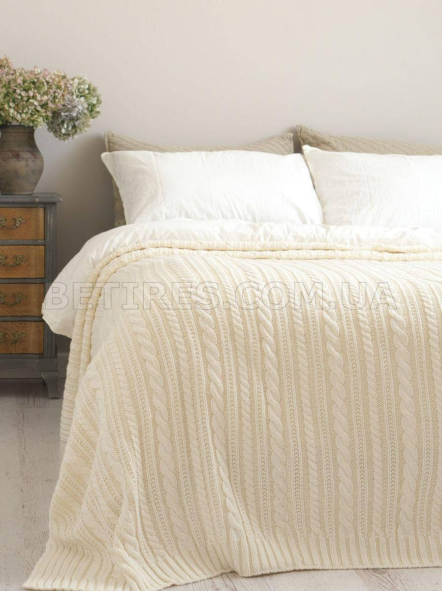 

Покрывало 220x240 BETIRES MILENIA ECRU (50% хлопок, 50% акрил) молочное, Молочный