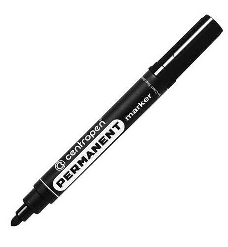 

Маркер перманентний CENTROPEN 8566 2,5 мм круглий чорний, Черный
