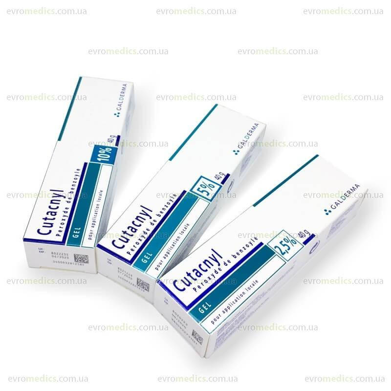 

Кутакнил Benzoyl Peroxide 2,5% 5% 10% Benzac AC Бензак АС Базирон 40г.