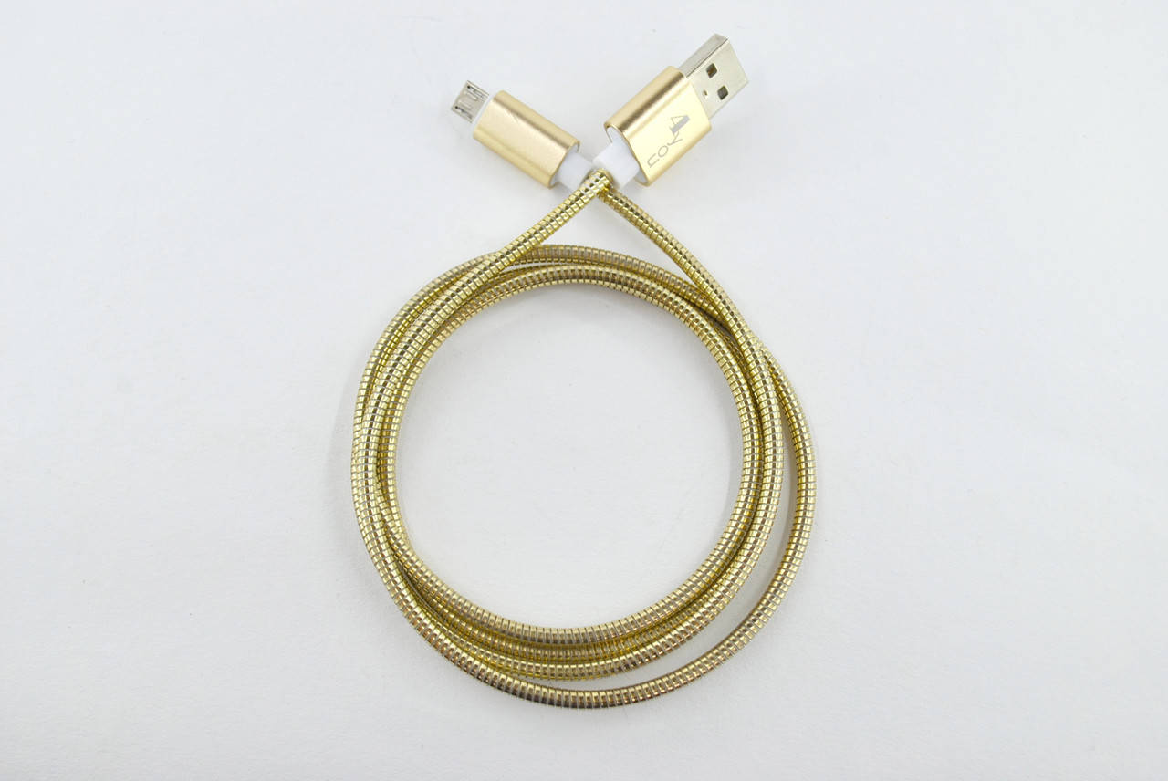

Кабель Usb Micro USB 4you Bagmati (2000mah, метал, золото)
