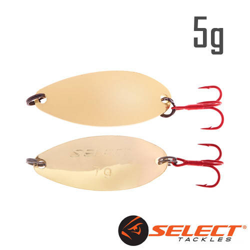 

Блесна Select Deeper Lakes & Rivers 5.0g цвет 019 G (Gold)
