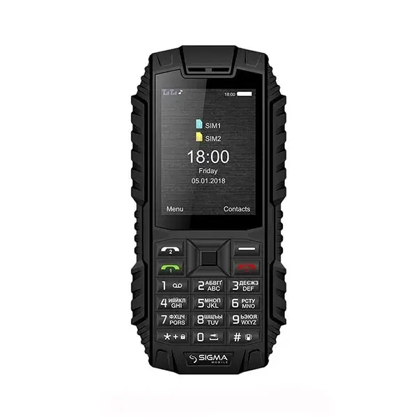 

Кнопочный телефон Sigma mobile X-treme DT68 Black