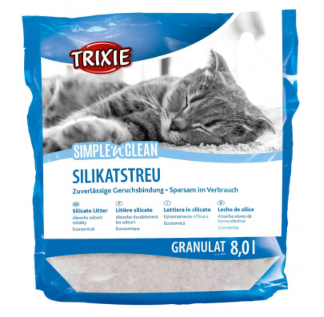 

Trixie Наполнитель силикагелевый Trixie Simple & Clean 8 литров для кошек