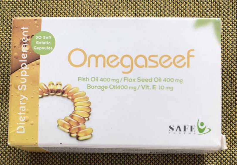 

Omegaseef Омега 3 ,6, 9, льняное масло, масло Бораго, витамин Е. 30капсул. Производство: Египет.