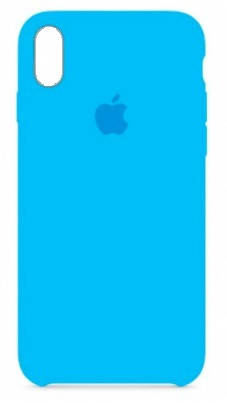 

Силиконовый чехол с микрофиброй внутри iPhone XS Max Silicon Case #16 Blue