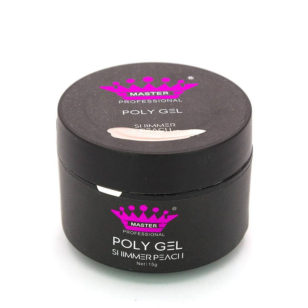 

Полигель Master Professional Shimmer Poly Gel 15 г, Peach