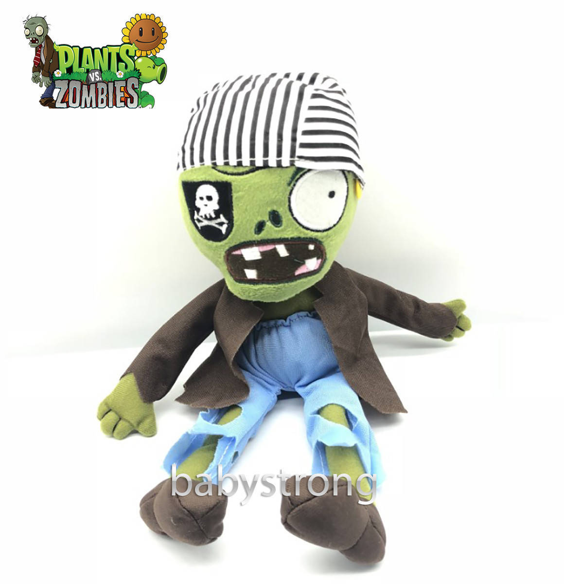 

Мягкая плюшевая игрушка Растения против зомби Пират из игры Plants vs Zombies 30 см