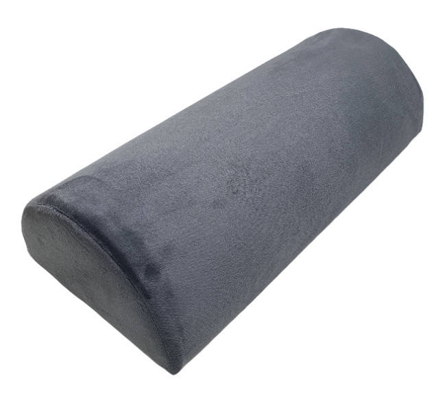 

Подушка полувалик Memory Foam Livarno Home 42 х 18 х 10 см анатомическая, Серый