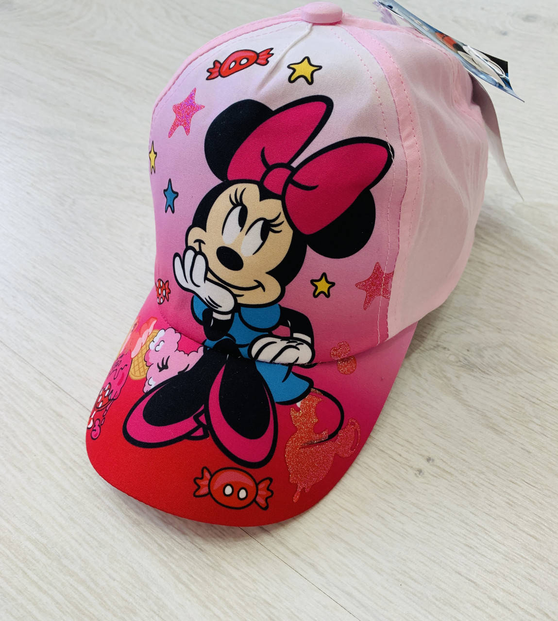 

Кепки для девочек, Disney, 52-54 рр., арт. 368, Пудра