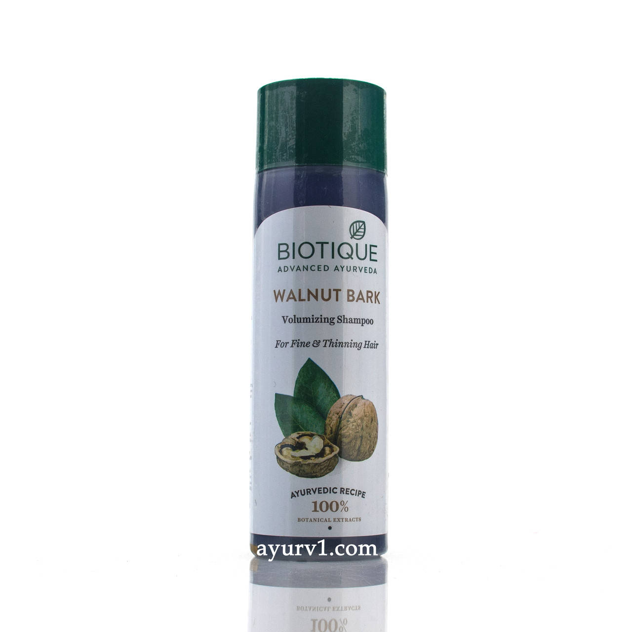 

Шампунь для тонких и ослабленных волос/ Biotique Bio Walnut Bark Fresh Lift Body Building Shampoo / 120 мл.