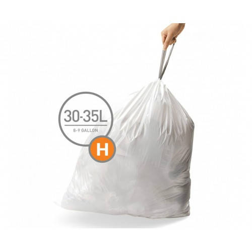 

Мешки для мусора плотные с завязками 30-35 л SIMPLEHUMAN. CW0258