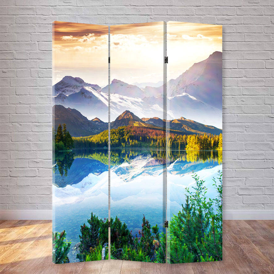 

Ширма "Озеро в горах"