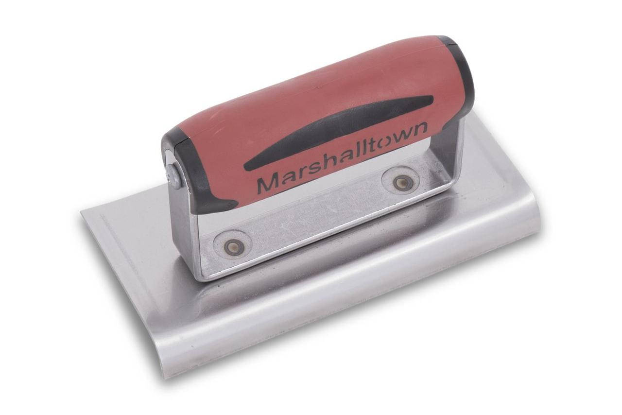 

Окантовщик для бетону 152х76мм MARSHALLTOWN Edger-Curved Ends-3/8R, 1/2L DuraSoft Handle
