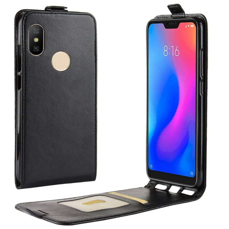

Чехол IETP для Xiaomi Redmi Note 5 / Note 5 Pro кожа PU Флип вертикальный черный