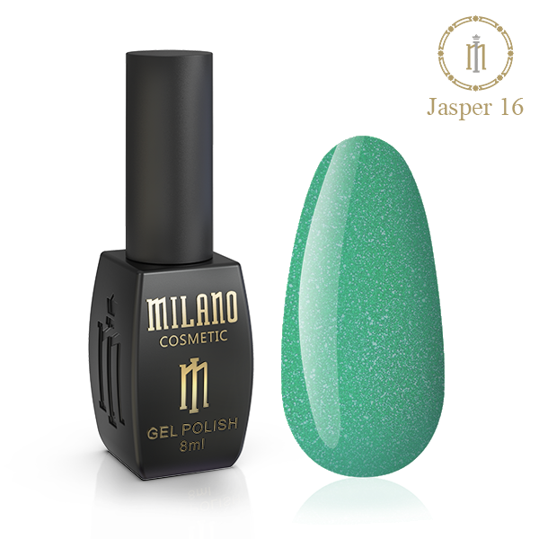 

Гель лак для маникюра ногтей Джаспер 10 мл Milano Jasper №16 (светоотражающий, для коротких ногтей)