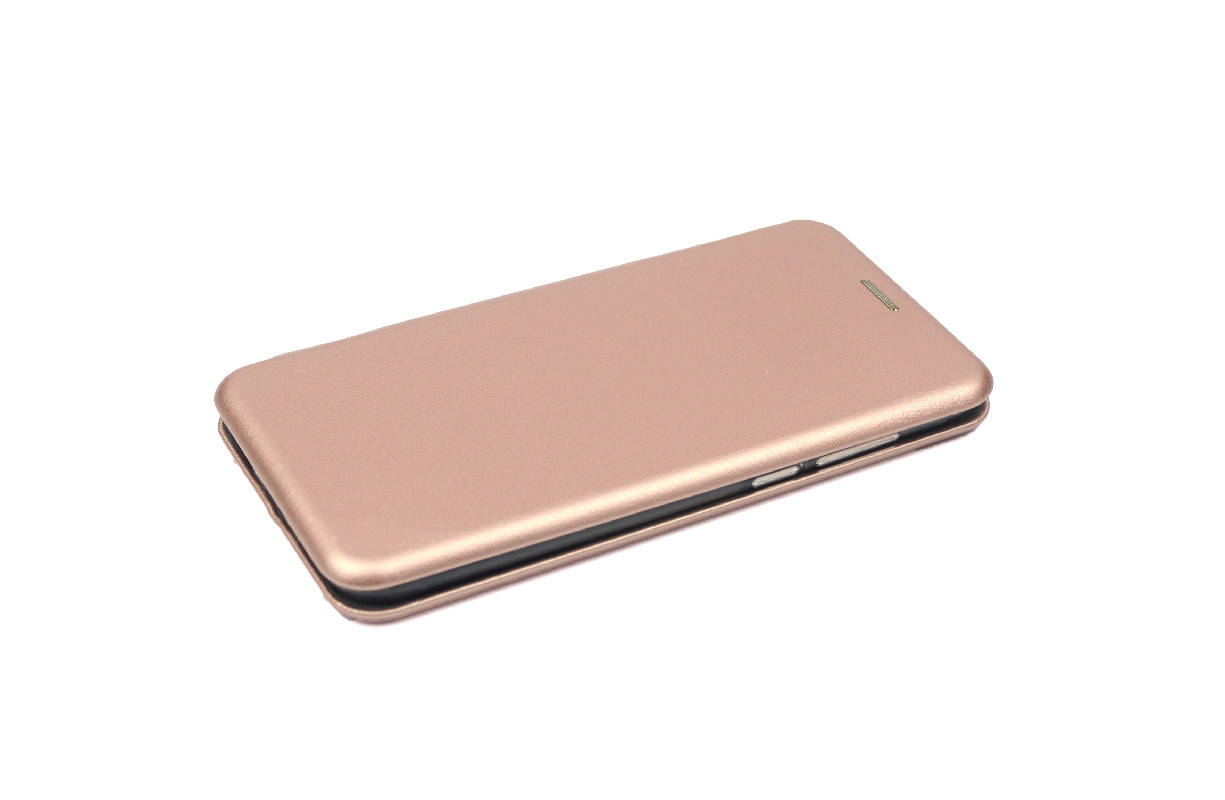 

Чехол книжка Level для Meizu M6T Экокожа Розово золотой, Розовое золото