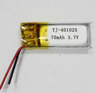 

Батарея 70mah 3.7V 401025 Литий-Полимер Аккумулятор для Bluetooth Гарнитуры