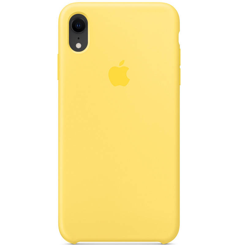 

Чехол Silicone case (AAA) для Apple iPhone XR (6.1") Желтый / Canary Yellow