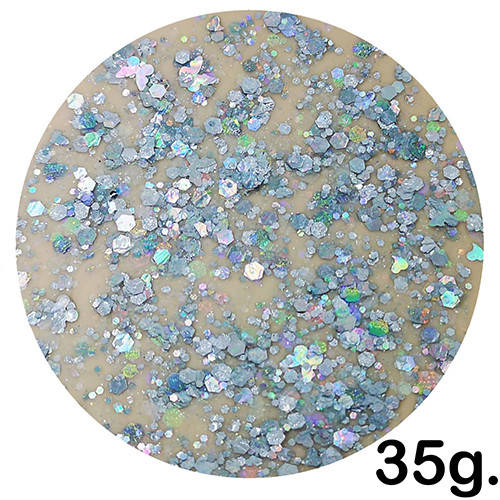 

Гель Блеск для лица и тела Серебро 35g