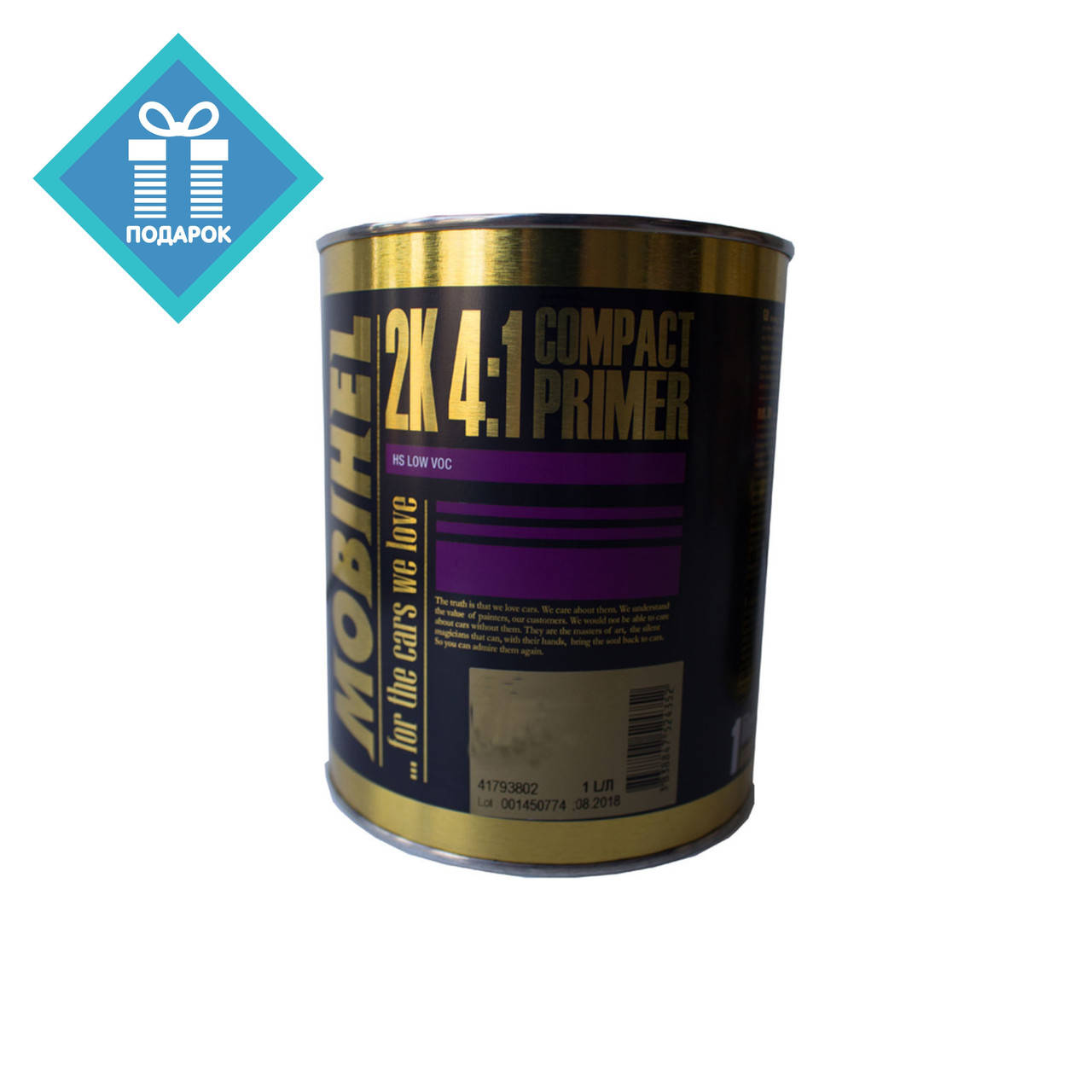 

Грунт акриловый Mobihel HS 4+1 (компактпраймер) 1л Черный