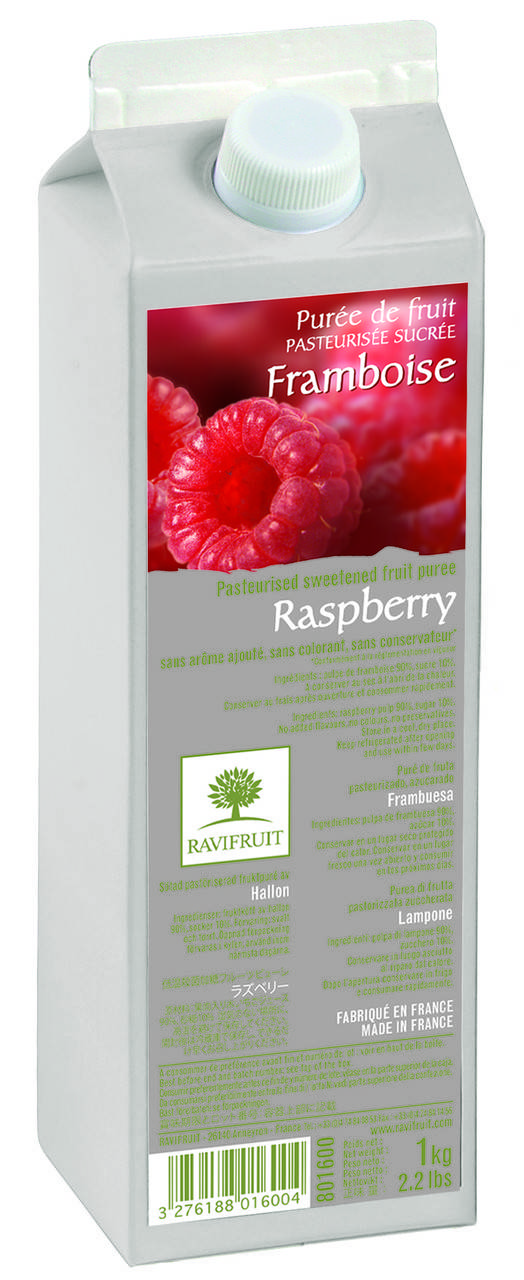 

Пюре RAVIFRUIT Малина пастеризованное (1кг)