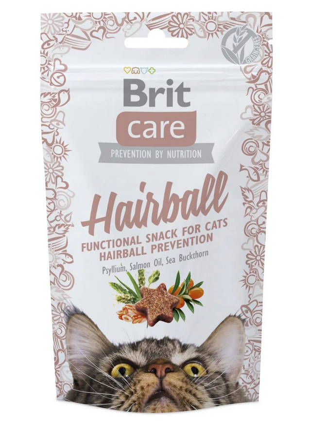 

Brit Care лакомство для кошек 40 г (для выведения шерсти)
