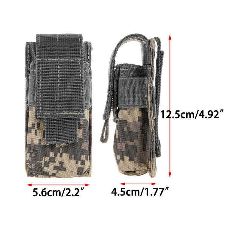 

Подсумок для фонарика Пиксель / Хаки под систему Molle / Сумка Чехол Пиксель