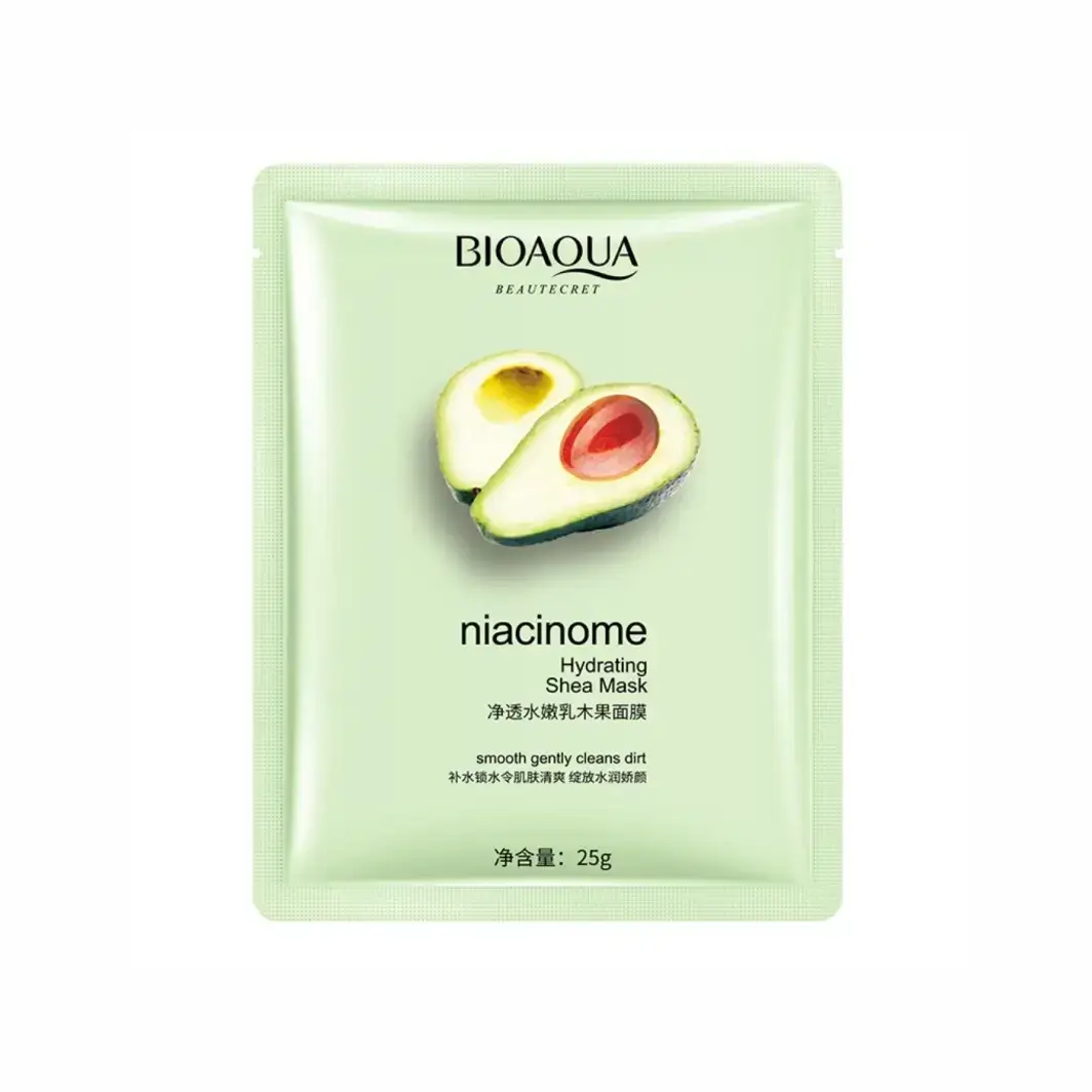 

Маска с маслом Шы и авокадо Bioaqua Niacinome Hydrating Shea Mask