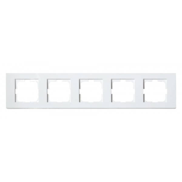 

Рамка пятиместная Ovivo Electric GRANO белая (400-010000-250)