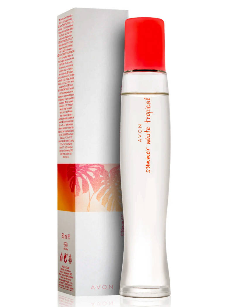 

Женская туалетная вода "Summer White Tropical" 50мл AVON Самер вайт тропикал духи Эйвон