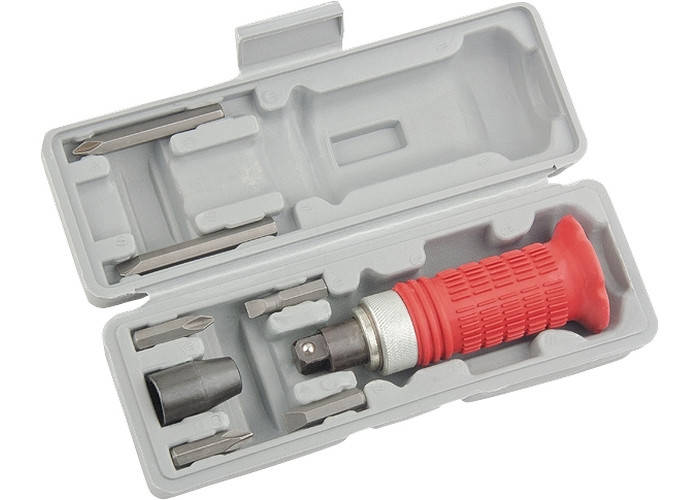 

Отвертка ударно-поворотная 1/2" набор бит 6 шт MTX 115799