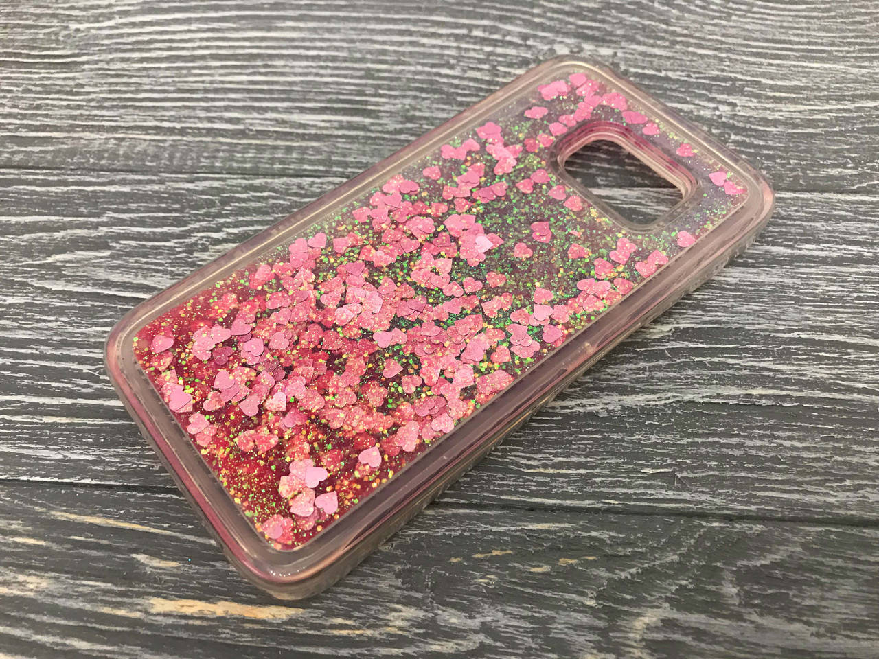 

Перетекающий TPU чехол Star для Samsung Galaxy S7 (6 цветов) розовый