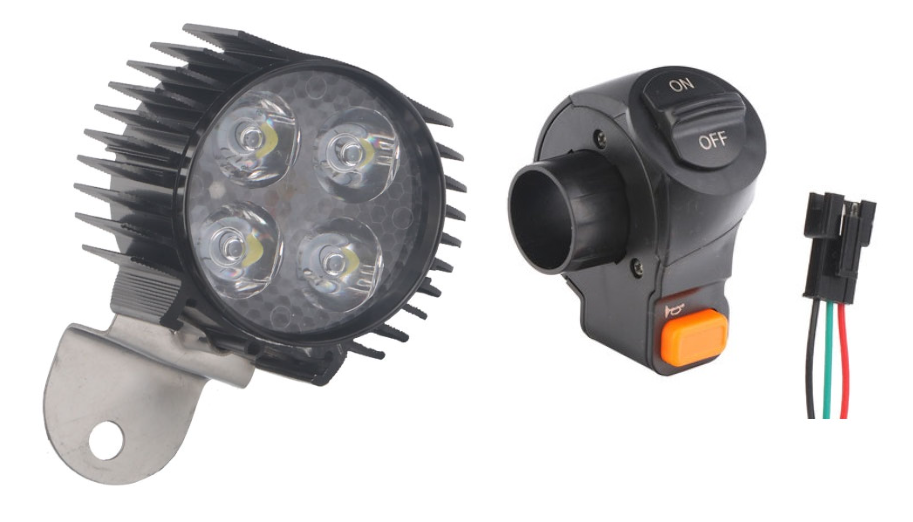 

Фара 4LED 16W/ 12-80V с сигналом и пультом управления