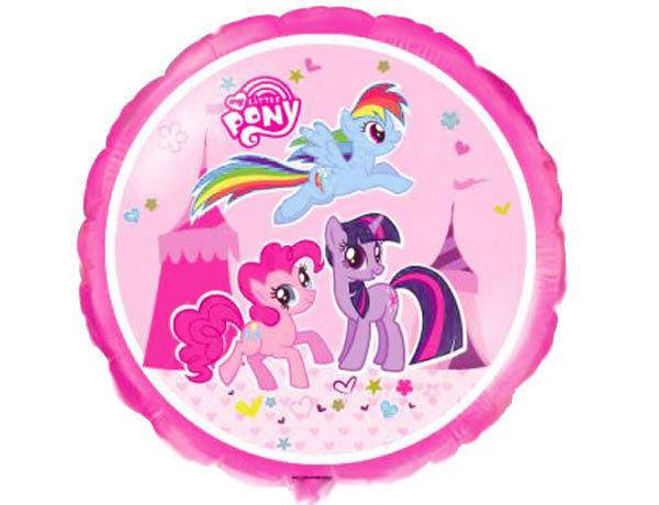 

Фольгированный шар круглый Литл Пони (My Little Pony) Flexmetal (Испания) 45см