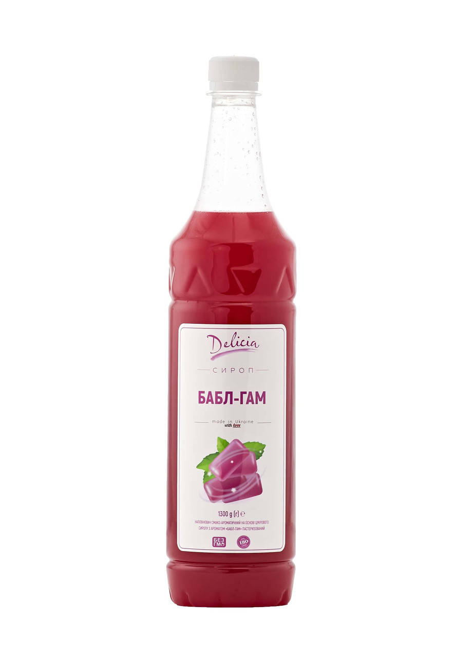 

Сироп Бабл-Гам (Жвачка) Delicia 1300 г