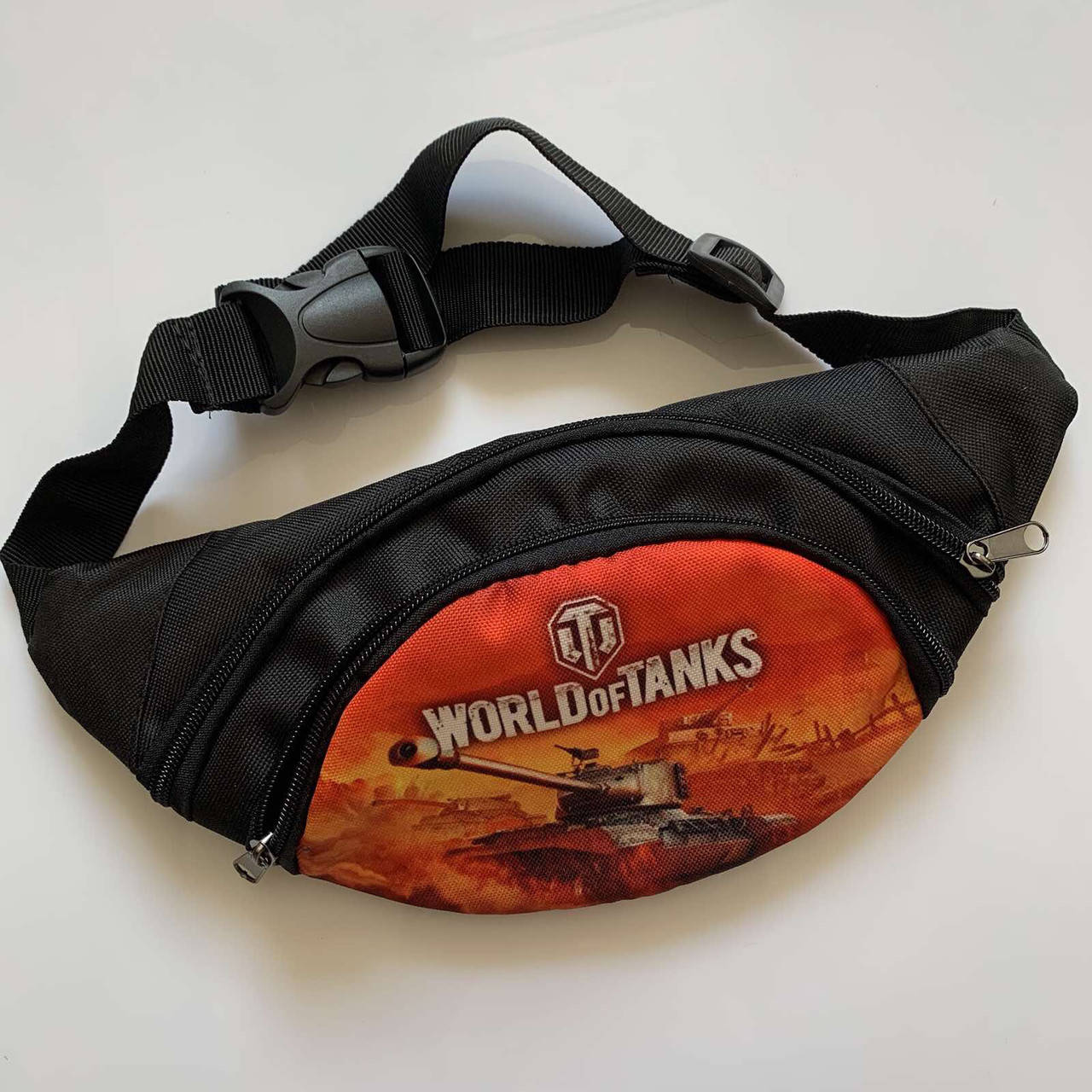

Сумка через плечо поясная бананка детская world of tanks танки