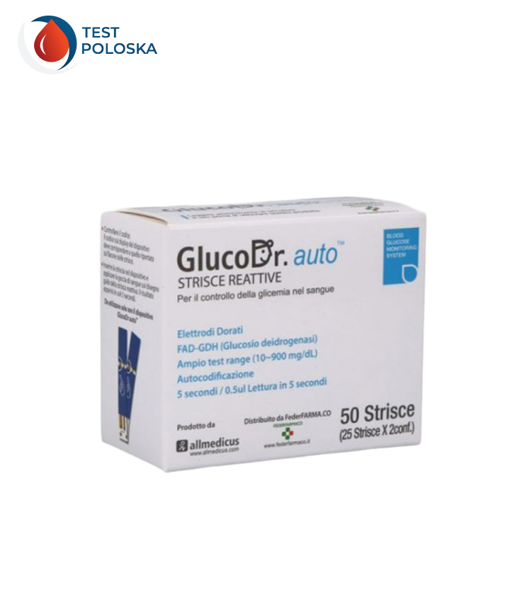 

Тест-полоски GlucoDr auto 50 шт