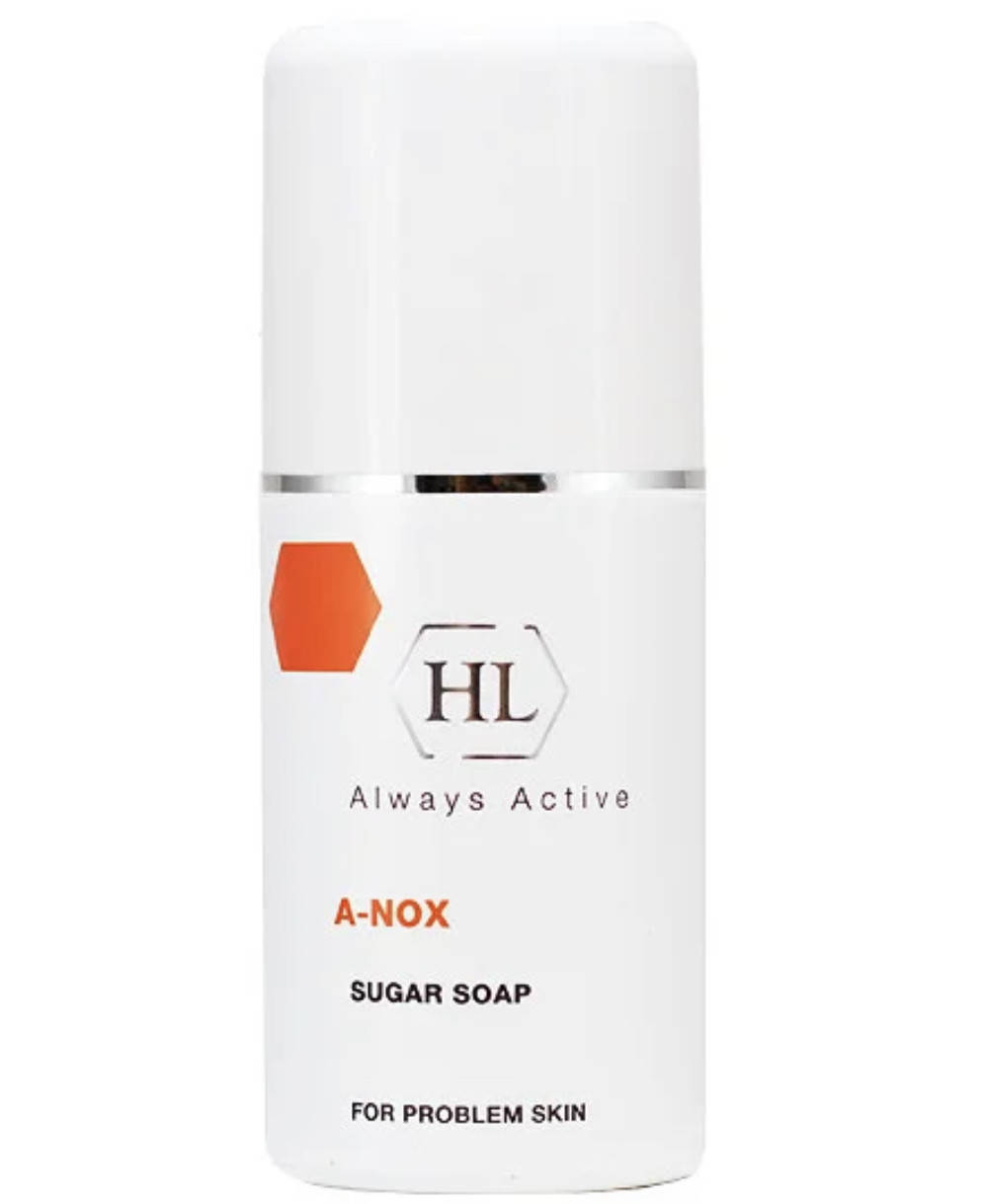 

Сахарное мыло для жирной кожи с угревой сыпью Holy Land Cosmetics Acnox Plus Sugar Soap 125 мл