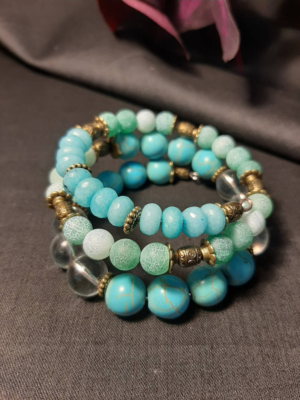 

ПРИНЦЕССА ЖАСМИН. Браслет из натурального камня