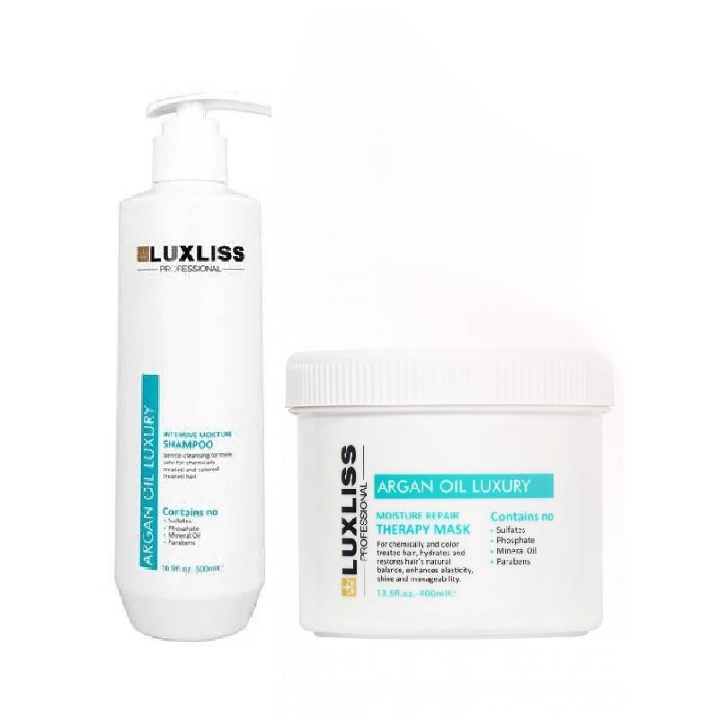 

Набор Luxliss Argan Oil Intensive Moisture шампунь 500 мл + маска 400 мл