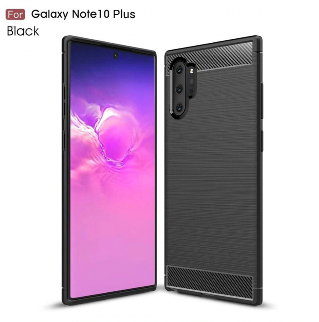 

TPU чехол накладка Urban для Samsung Galaxy Note 10 Plus (3 цвета) черный