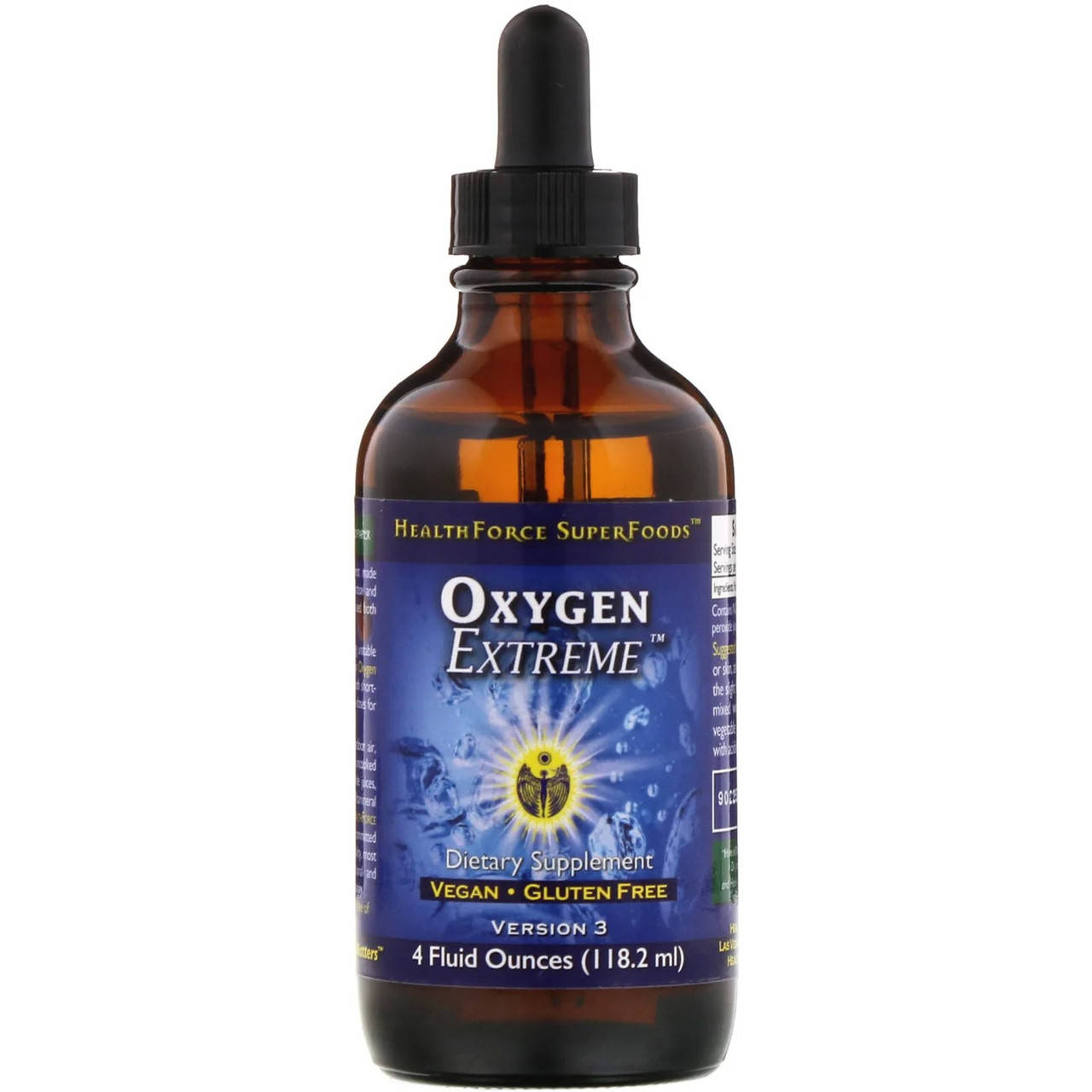

HealthForce Superfoods, Oxygen Extreme, кислород, 118,2 мл (4 жидк. унции) - Оригинал